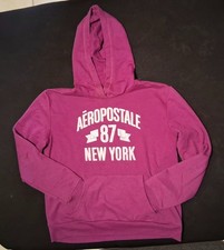 Aeropostale 87 New York Unisex Fusha Pullover Hoodie Size XL