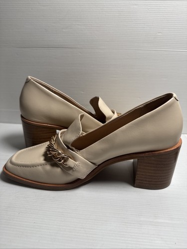 Isabella Anselmi Stunning Size 37 Women’s Delphie Leather vintage cream loafer - Bild 7 von 11