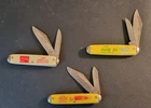 Vintage Lot of 3 Pocket Knives  Advertising Coca-Cola Worlds Fair 1933 & 1982 +