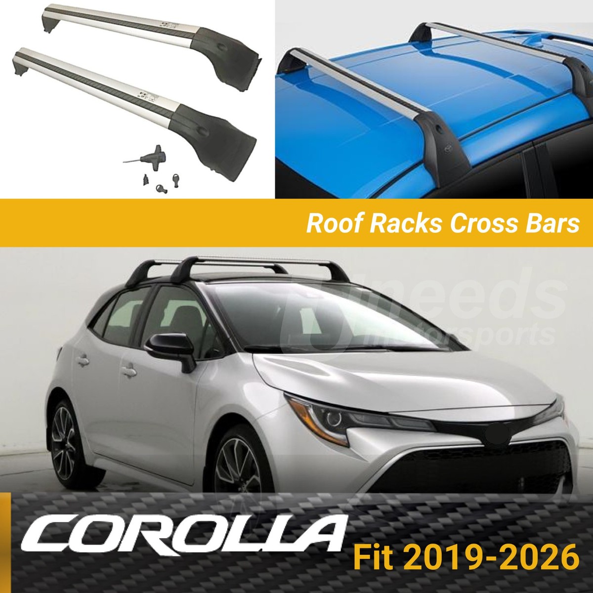 For 2019-2026 Toyota Corolla Hatchback Baggage Luggage Roof Racks