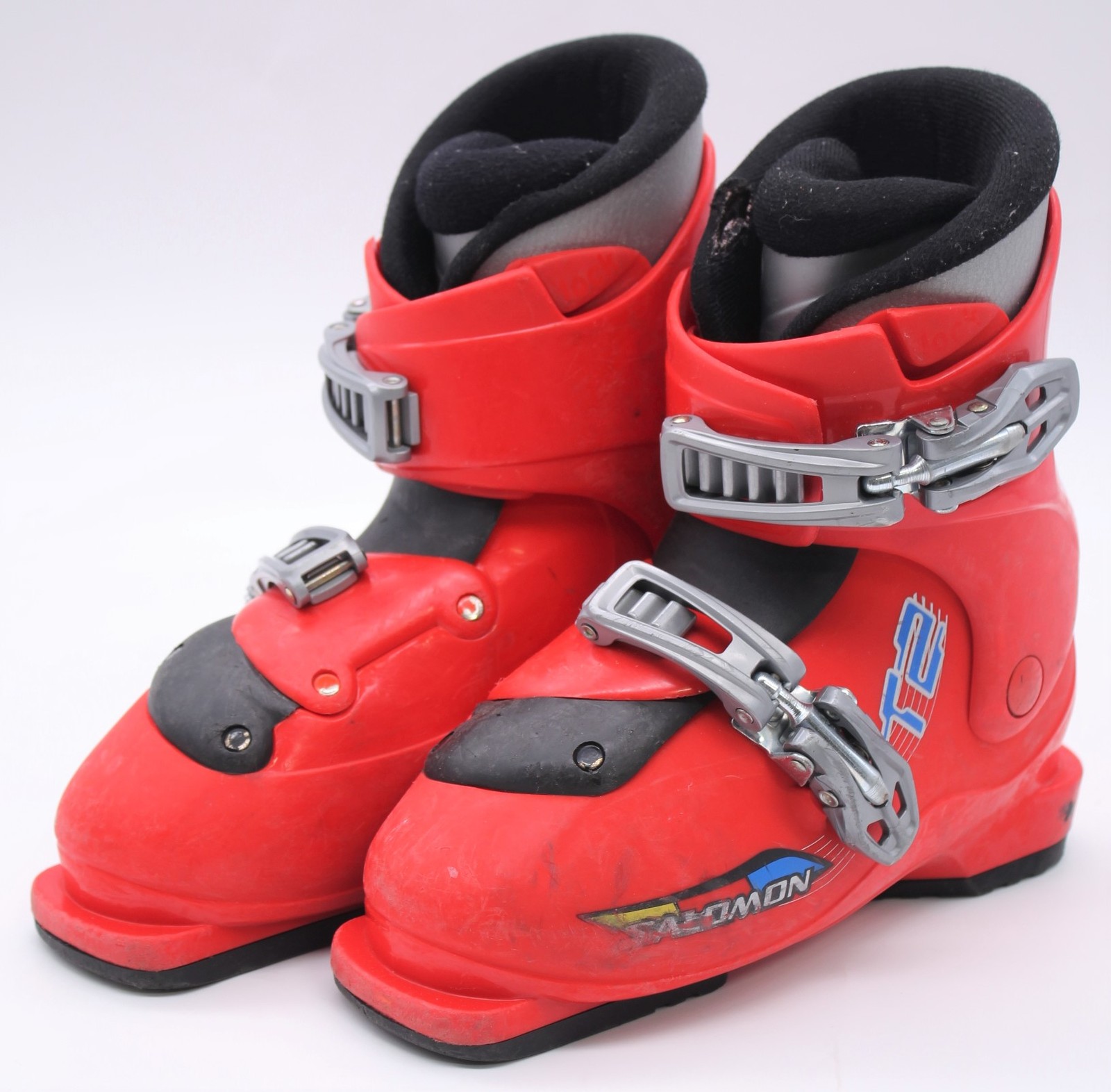 Scarponi da sci bambino Salomon T2 taglia 1 Mondo 19 usati
