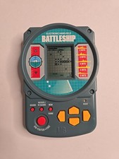 Electronic Battleship Handheld Game Milton Bradley 1995 Tested Working
