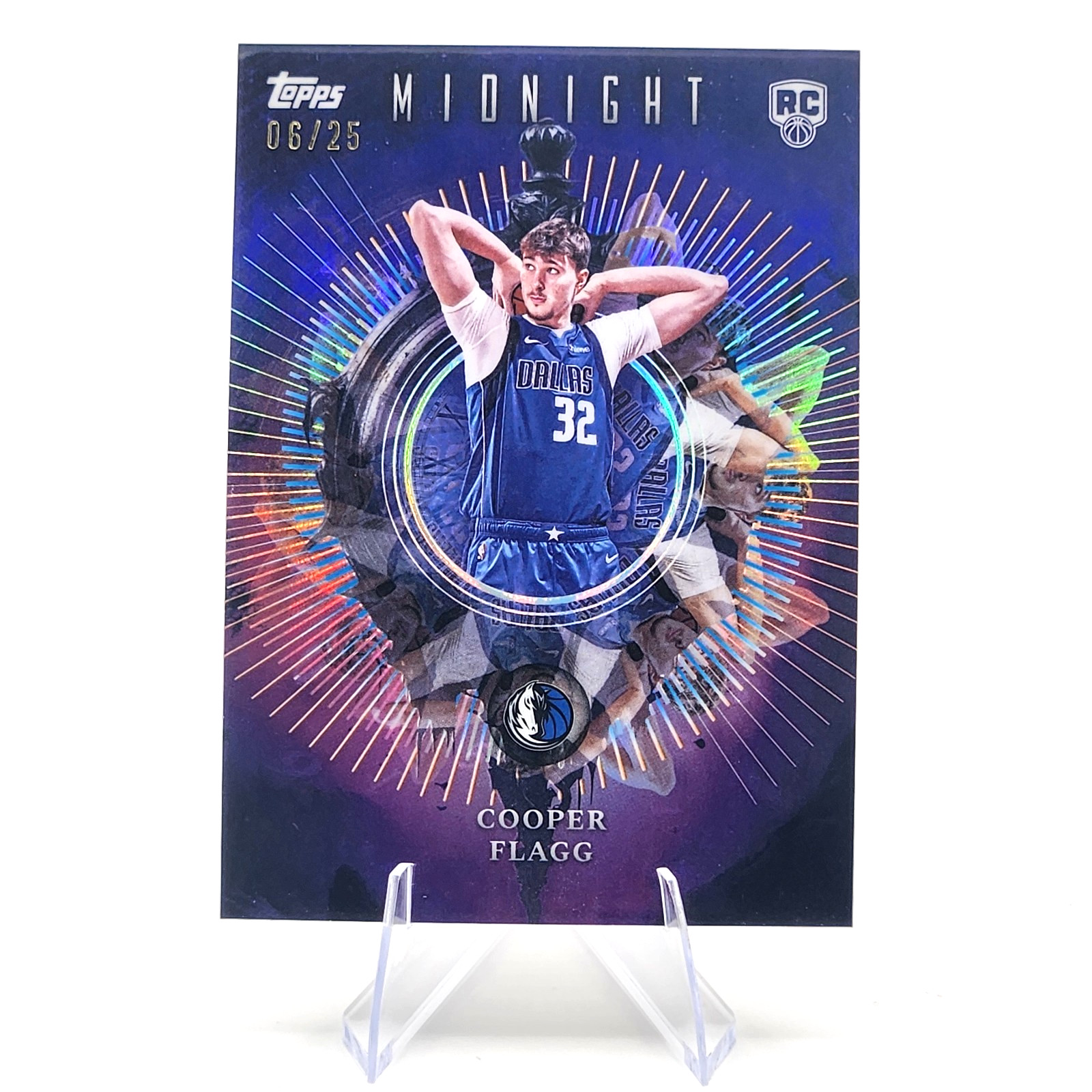 Topps Midnight 2025 Insomnia Cooper Flagg #IN-16 Moonrise 06/25 Mavericks RC