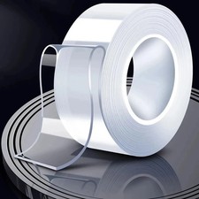 1PC Transparent Nano Double Sided Tape Strong Adhesive Mounting Tape Freeship US
