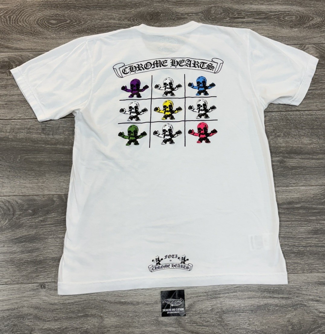 最終値下げ！【正規品Chrome Hearts 】Foti ホワイト Tシャツ Size Medium - Chrome Hearts Foti Multicolor T-Shirt ' White