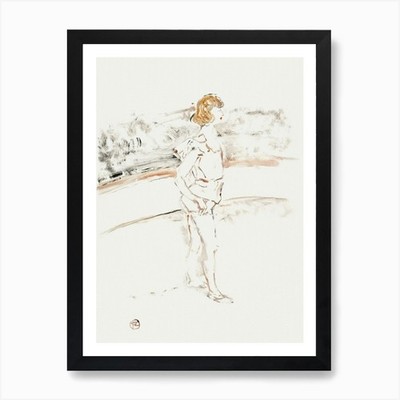Young Acrobat In The Arena , Henri  Framed Wall Art Poster Canvas Print Picture