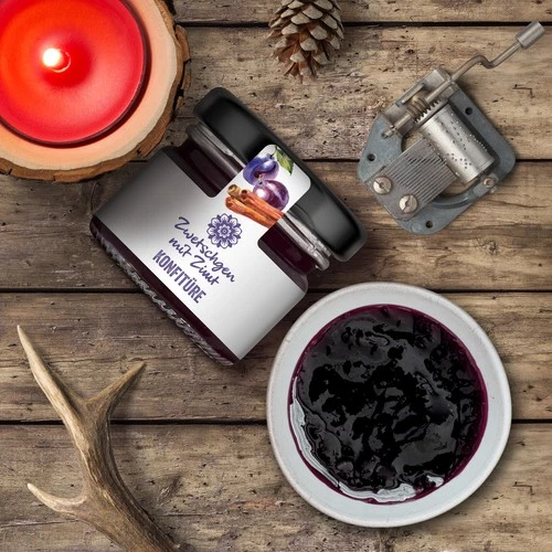 Frühstück-Adventskalender mit Marmelade & Konfitüre Fruchtaufstrich Gelee 720 g - Bild 2 von 10