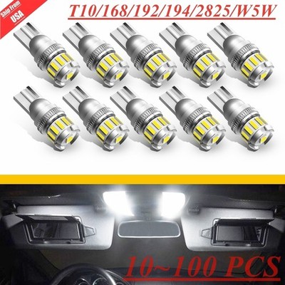 1-9x T10 LED License Plate Light Bulbs for Toyota Highlander 01-21 4Runner 02-21