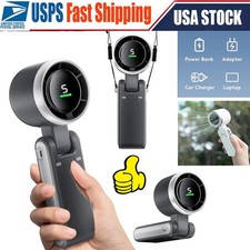 Mini Portable Handheld Turbo Fan USB Rechargeable Cooling Fan Up to 10 Hours New