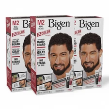 Bigen Ez Color For Men M2 Real Black  (3 Packs)