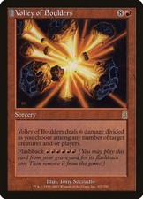 Odyssey Volley of Boulders MTG Magic the Gathering NM