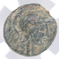 (Mysia, Pergamum) AE17 Ancient Greek Bronze Coin 2nd Century BC - NGC VF