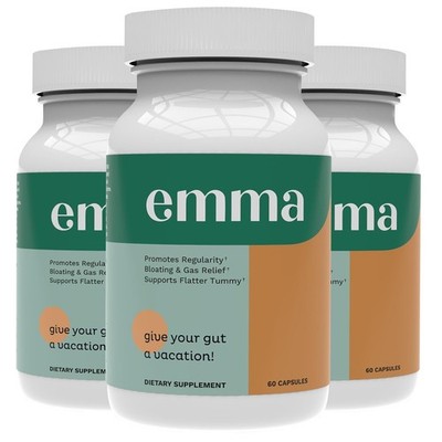3PK Emma Relief Colon Cleanse Detox Intestinal Digestion Formula