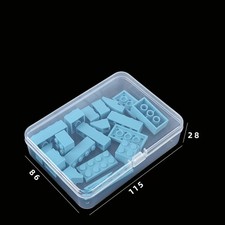 Clear Small Plastic Storage Box Jewelry Beads Organizer Case Container Durable