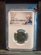 2022 P & D Sally Ride 25c NGC MS 68 American Women Quarter. 2 coin set