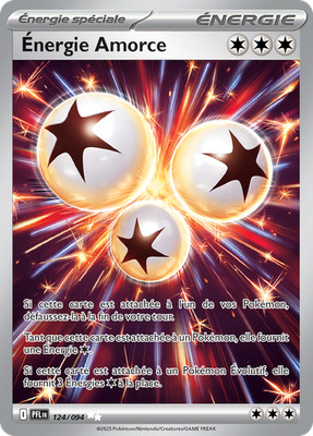 Pokemon Karte Primer Energy 124/094 Ultra Rare Geisterflammen