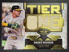 2025 Topps Tier One Brent Rooker Relic Die Cut #T1RD-BR Athletics /149