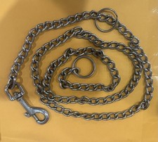 5Ft Heavy Duty Metal Dog Leash Chew Proof Pet Leash