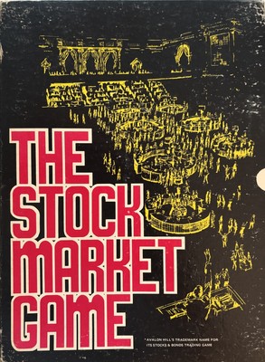 The STOCK MARKET Game by The Avalon Hill Game Company. +BONUS! VERY GOOD!