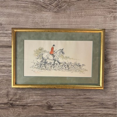 Vintage & Classic Original Paul Brown  Drawing Titled ''Moving Out'' Signed