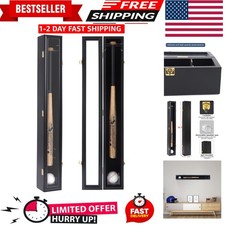 Baseball Bat Display Case - Baseball Bat Wall Mount Wooden Frame with Acrylic...