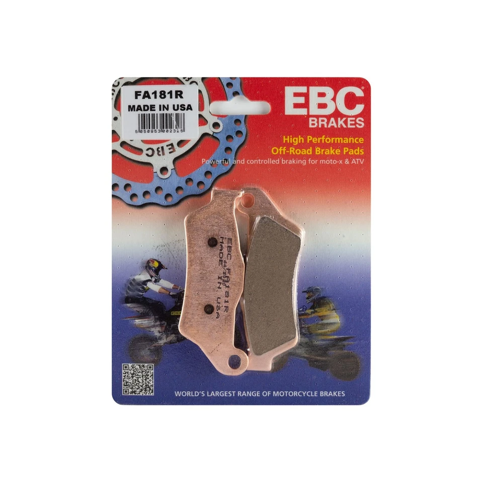 Pastillas de freno delanteras izquierda EBC motocicleta R para pinza Husqvarna SM 125 60mm 2000 Foto 3 de 4