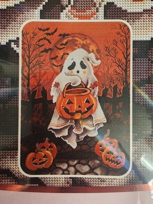 Diamond Art Club ''Any Candy'' by Sandra Evans 20x28'' Round NIB Sealed Halloween