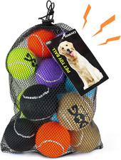 Squeaky Tennis Balls for Dogs - 12 Pack 2.5'' Durable Non-Toxic Outdoor Dog Toys