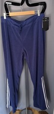 Adidas 3Si Terry Open Cuff Pants - Womens XL - Navy