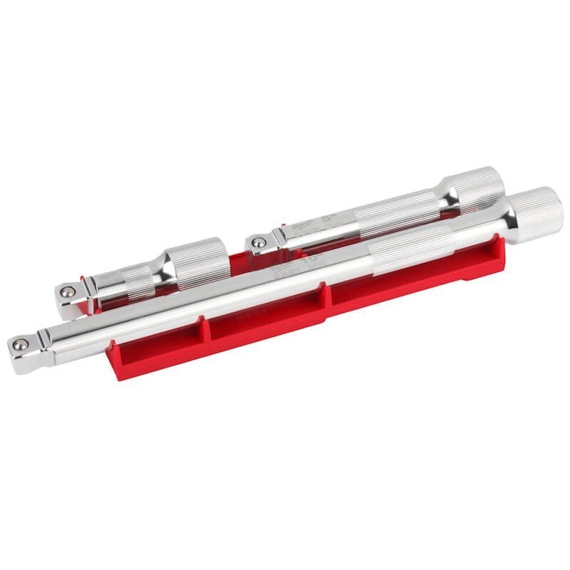 Milwaukee 3 Piece 1/2"" Drive Chrome Wobble Extension Set