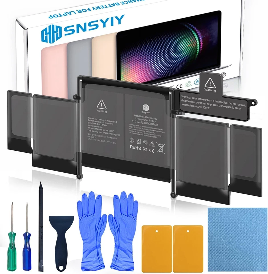 A1502 MacBook Pro 替换电池 - 安全认证轻便设计 — 第 3/4 张图片