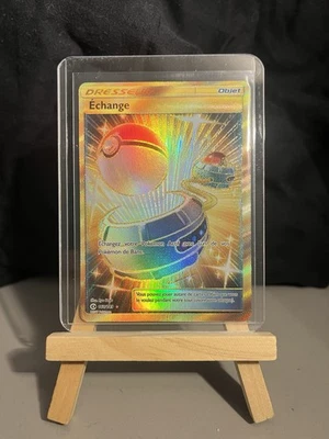 Carte Pokémon Échange 160/149 Secrète Rare Gold Soleil & Lune FR - Photo 1/3