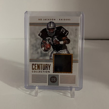 Bo Jackson Panini 2017 Encased Raiders Century Collection Player Worn Patch /49