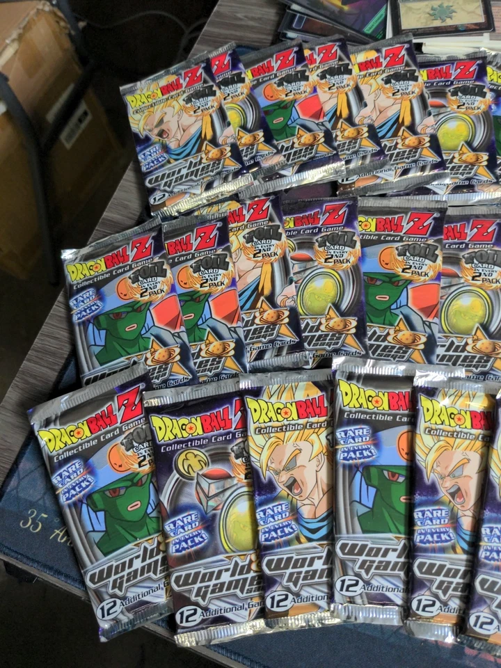 X29 SEALED World Games Saga Dragon Ball Z Score Sealed 12 CARD Booster Packs! - Image 2 of 4