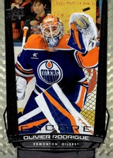 OLIVIER RODRIGUE RC 2025-26 Upper Deck Encore #E-143 ROOKIE Oilers NHL ID:164747