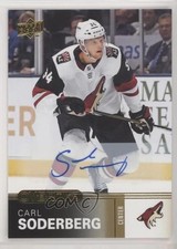 2019-20 Upper Deck Overtime Gold Foil Auto Carl Soderberg #139 Auto 1c1