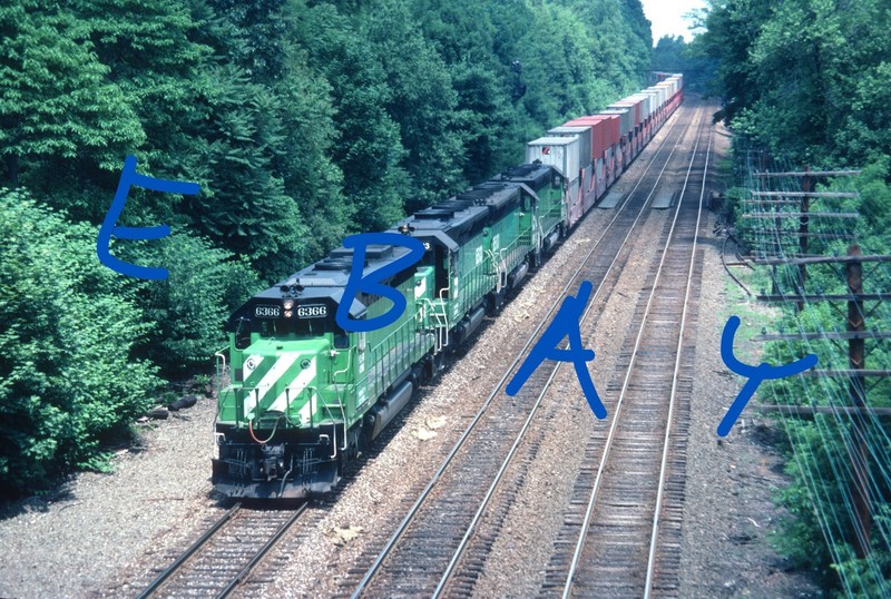 Susquehanna NYSW NYS&W SD45 NTV-4 Action Ridgewood NJ 1987 Original Kodachrome