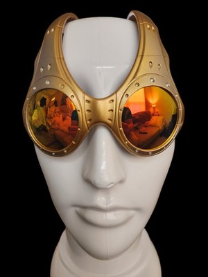 Oakley Over The Top Sunglasses Gold Frame Orange Lenses