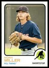 2022 Topps Heritage Minor League Noah Miller FCL Twins #82