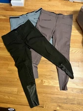 Halter Ego Kimberly Grip Fullseat Breeches - Lot of 3 - US34 - Used