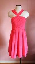 NWT  Madewell Plenty Tracy Reese Coral Halter Dress Size 2 Pink Cocktail Party