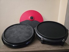 ALESIS ELECTRONIC DRUM PAD / CYMBAL MIXED LOT OF 3
