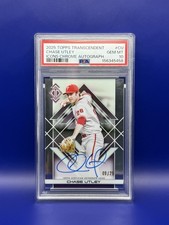 Chase Utley 2025 Topps Transcendent Icons Chrome Auto 9/25 Phillies
