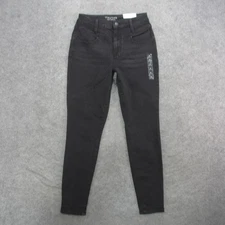 Maurices Jegging Womens 10/30 Black Super High Rise Denim Flex Skinny Stretch
