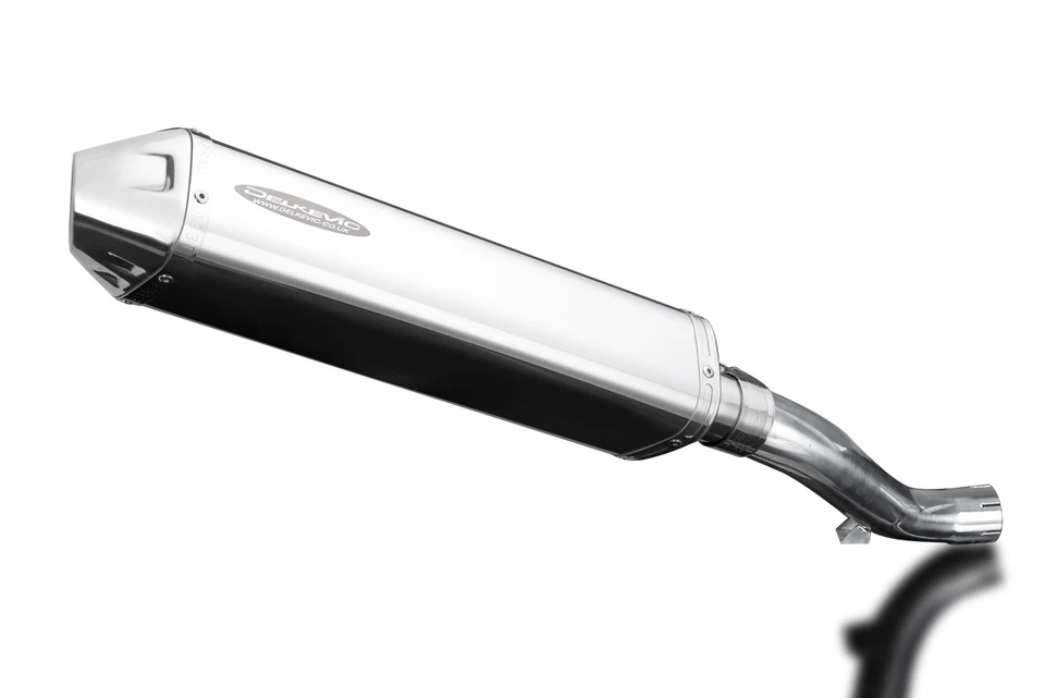 Honda VFR1200X Crosstourer 12-17 Slip On 17" Tri-Oval Stainless Exhaust Muffler - Image 2 of 4