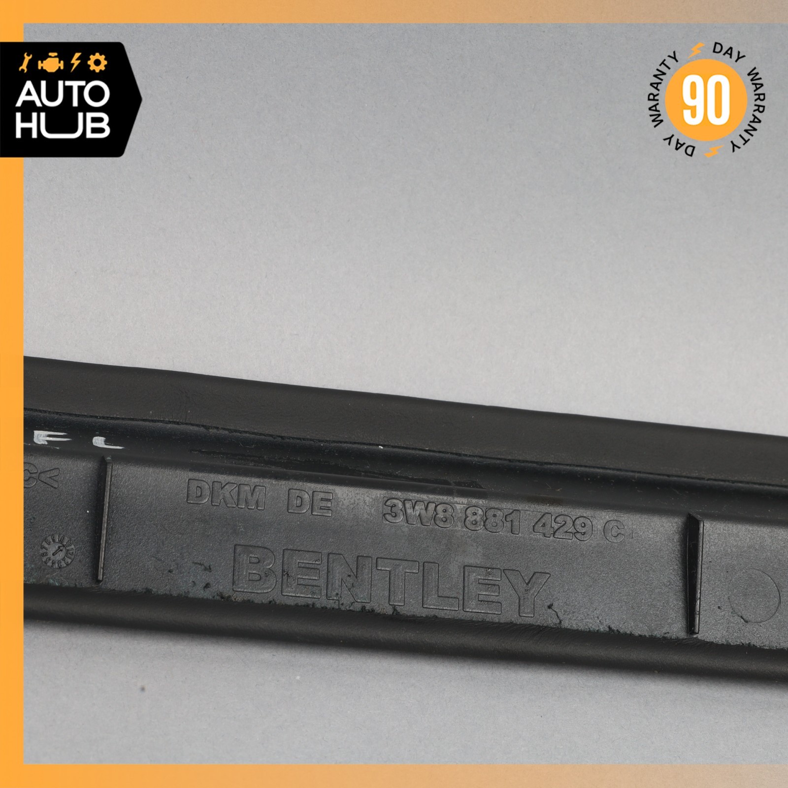 Bentley Continental GT GTC Front Left Side Seat Cover Trim 3W8881087C OEM 87k