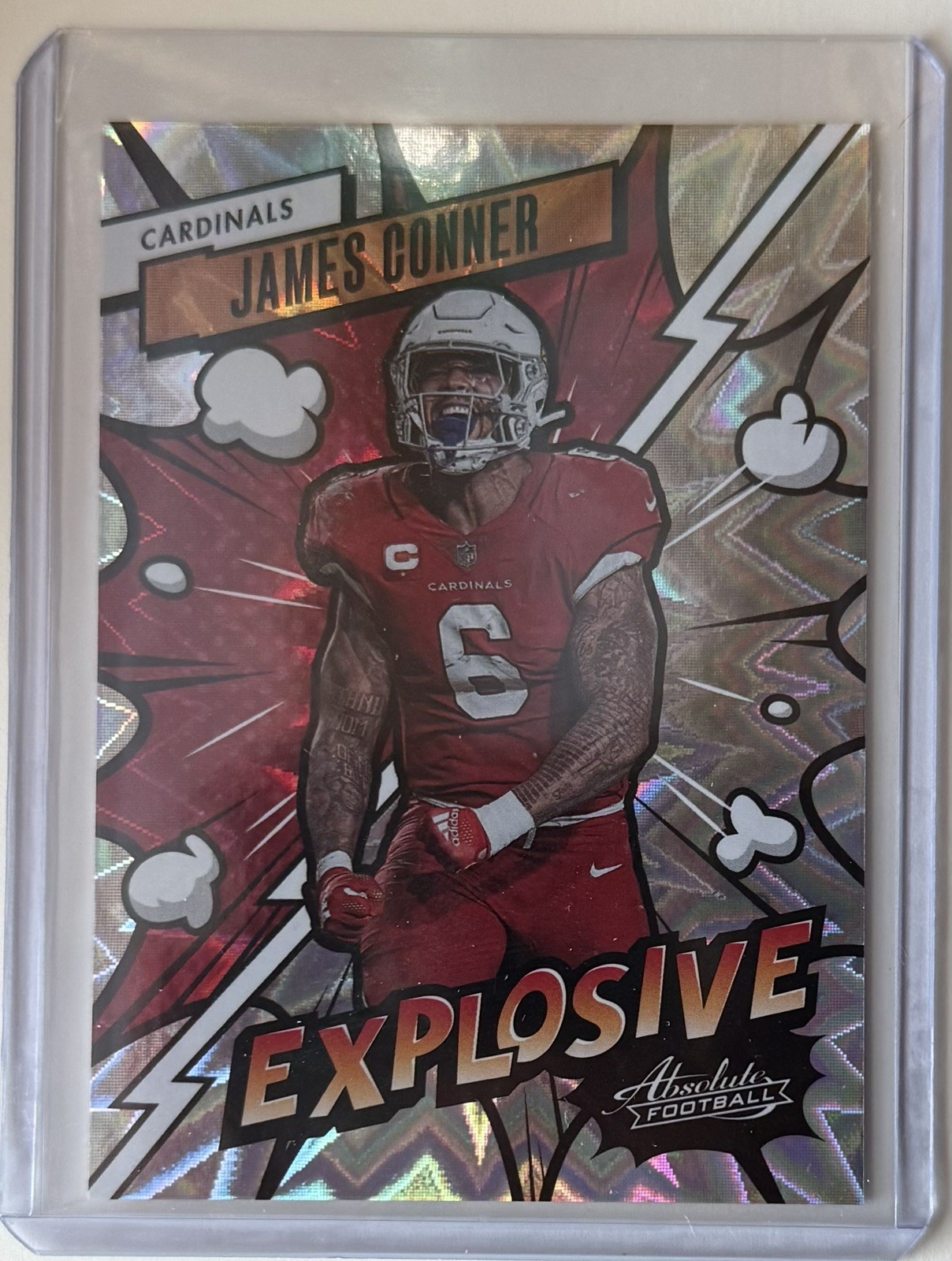 2023 Panini Absolute - Explosive James Conner #22 SSP Case Hit