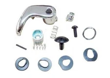 1973-87 Chevy Truck C/K Blazer (RH) Locking Vent Window Rebuild Kit -Black Knob