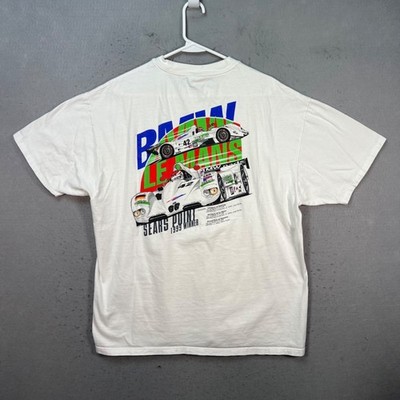 Vintage 1999 Le Mans BMW V12 LMR T-Shirt Sears Point Winner T Shirt White XL