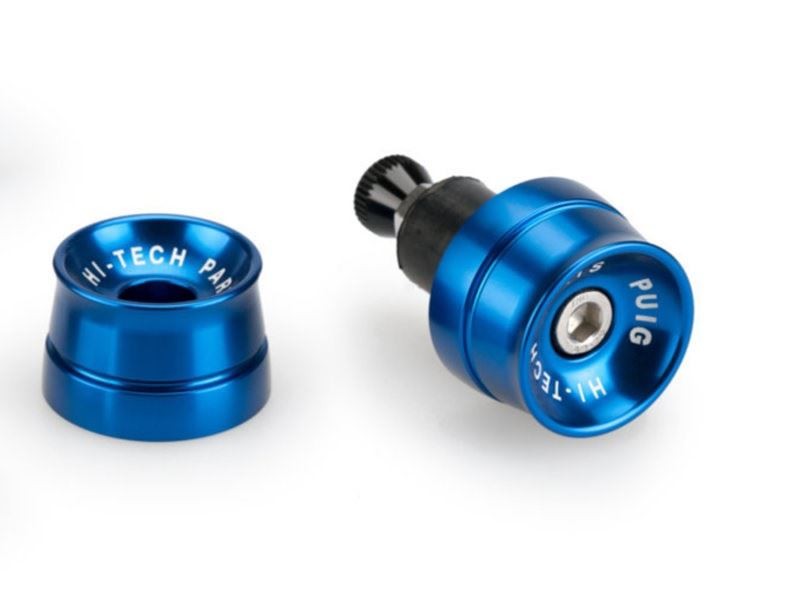 Puig Blue Speed Bar Ends Suzuki GSX R 125 2017-2024